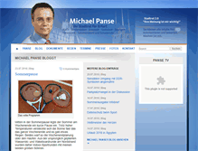 Tablet Screenshot of michaelpanse.de